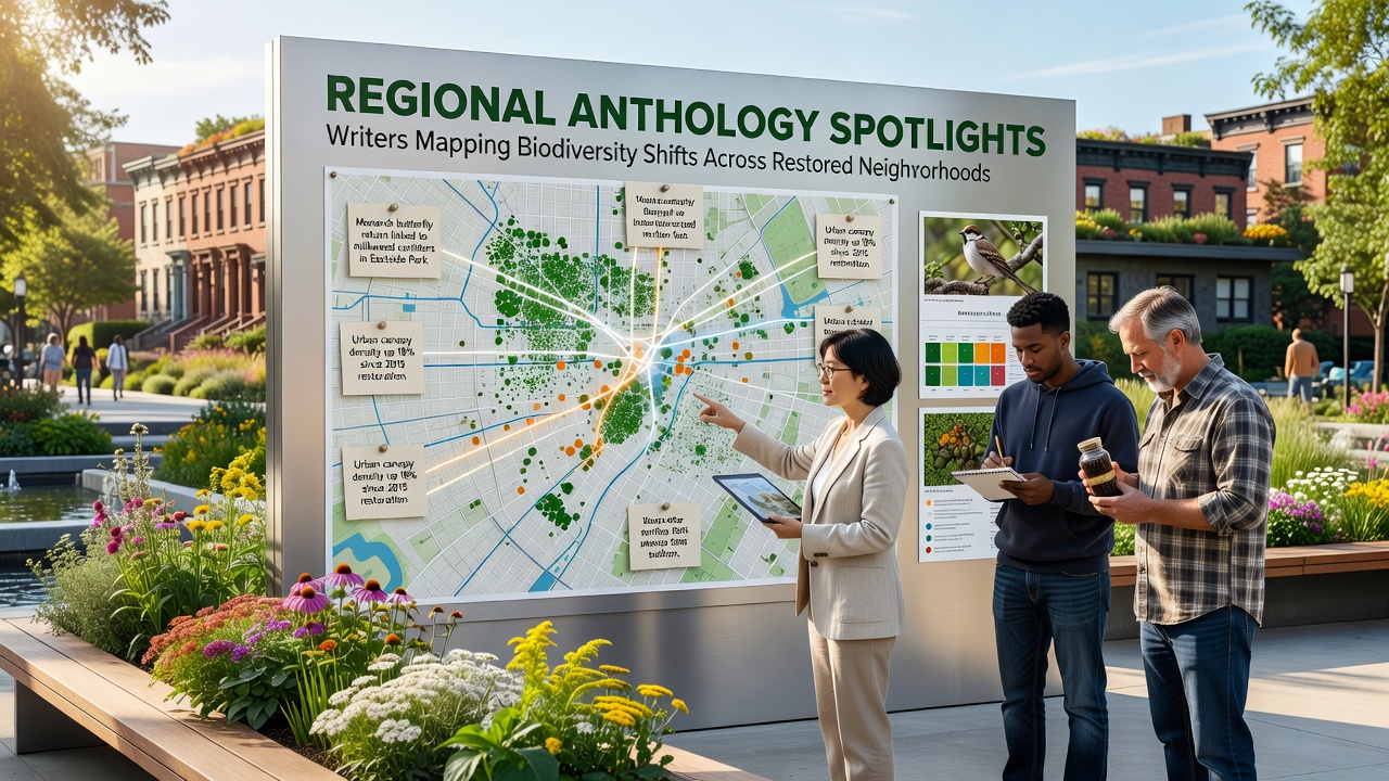 Writers Illuminate Biodiversity Transformations in Revitalized Urban Districts Through New Regional Collection